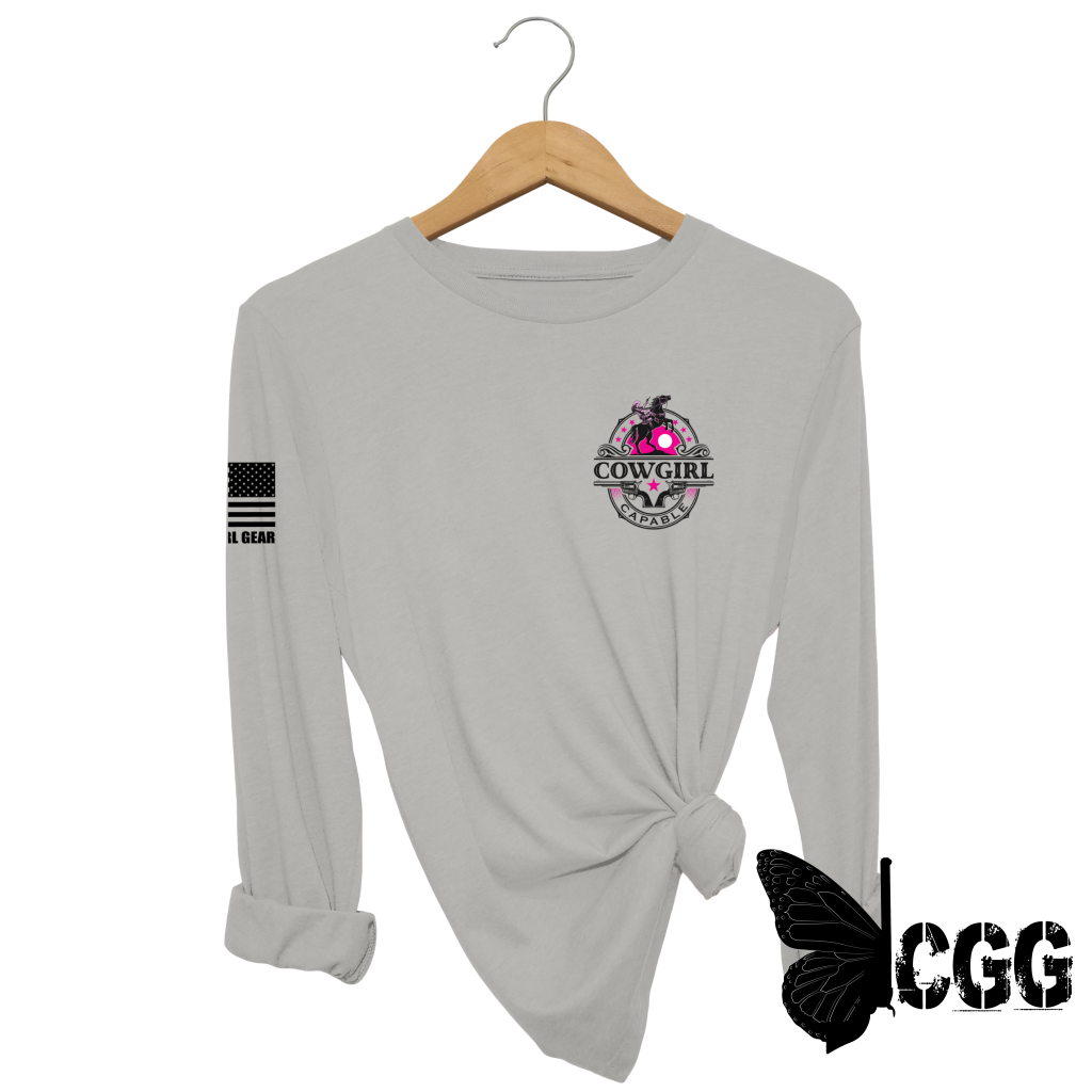 Cowgirl Capable Long Sleeve Silver / Xs