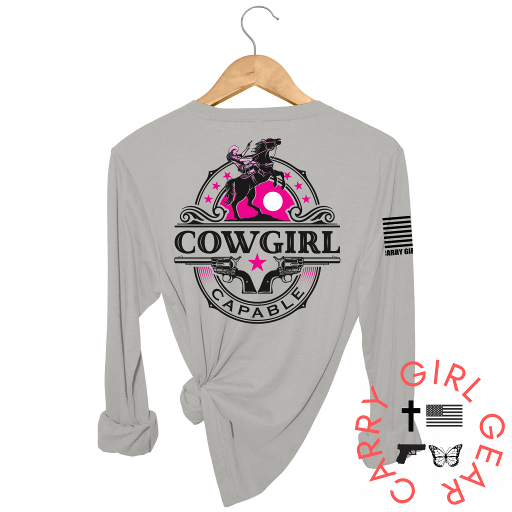 Cowgirl Capable Long Sleeve Silver / Xs