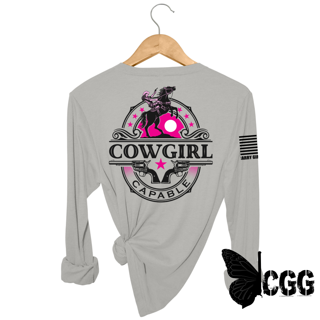 Cowgirl Capable Long Sleeve Silver / Xs