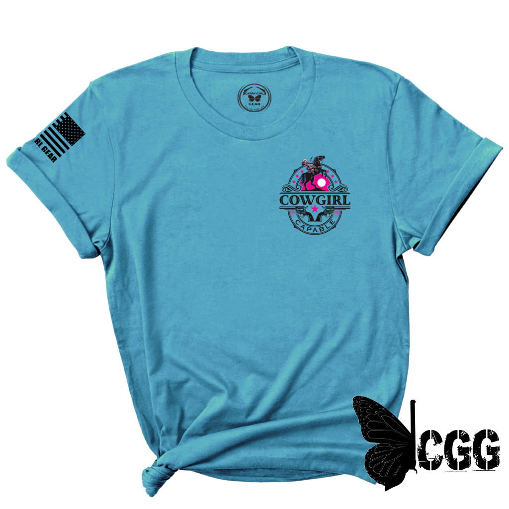 Cowgirl Capable Tee Xs / Sea Green Unisex Cut Cgg Perfect