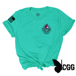 Cowgirl Capable Tee Xs / Sea Green Unisex Cut Cgg Perfect