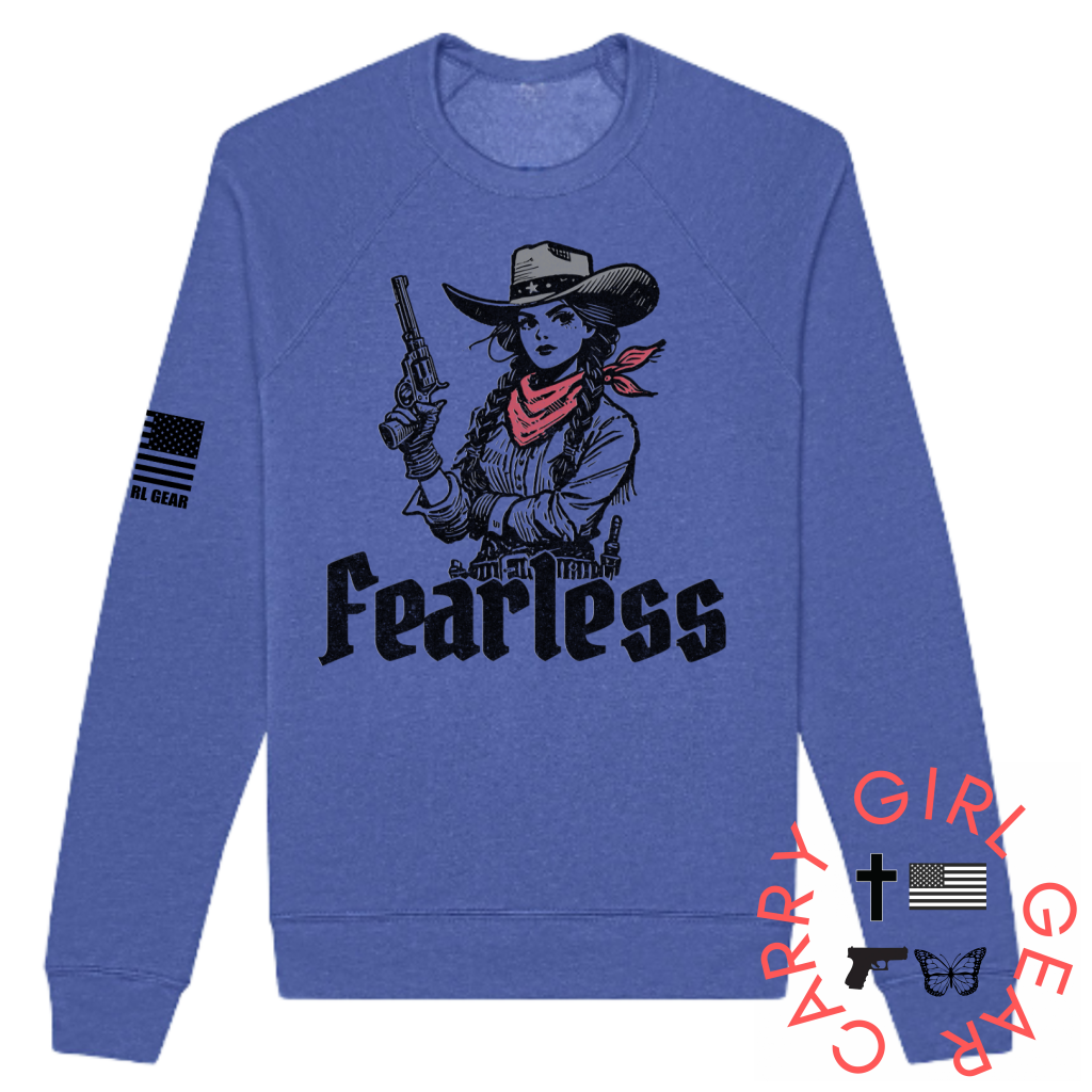 COWGIRL GOURAGE SWEATSHIRT HEATHER ROYAL / XS