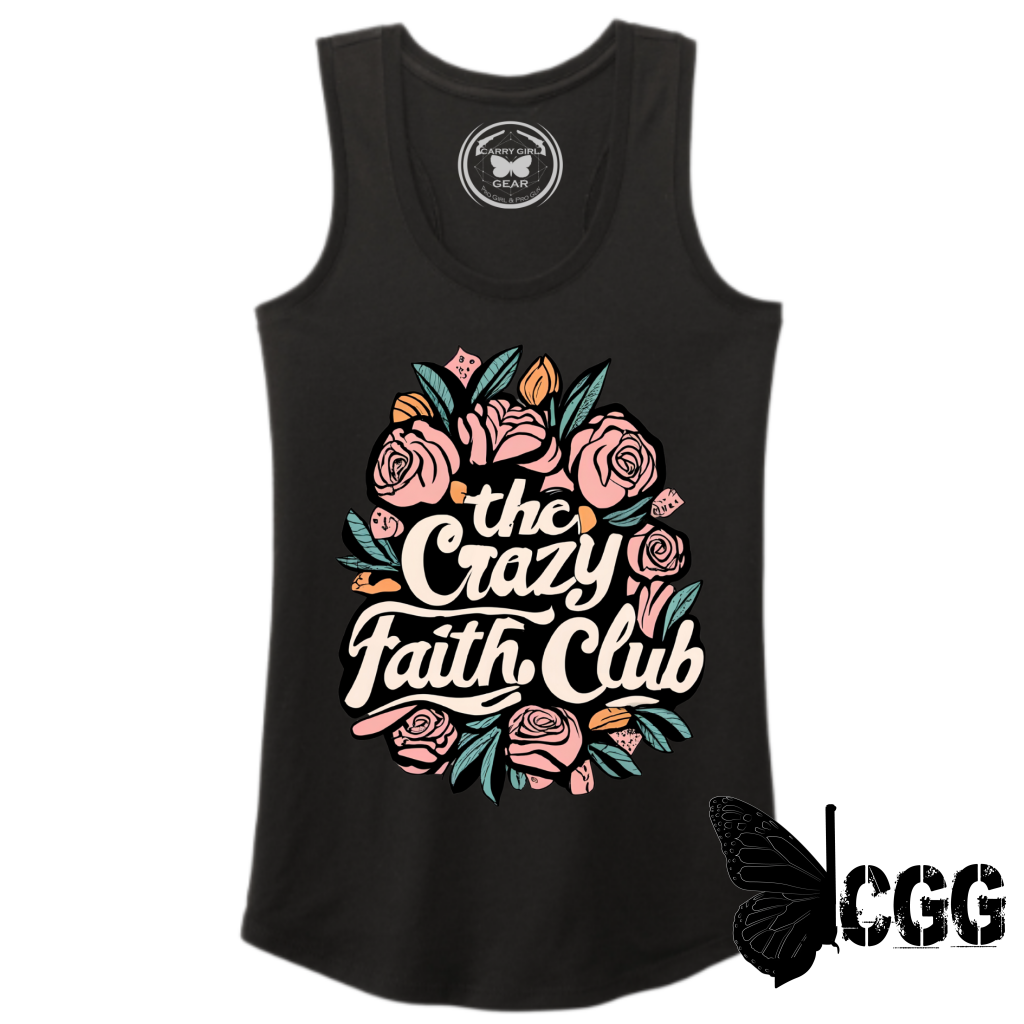 Crazy Faith Tank Top Xs / Black Tank Top