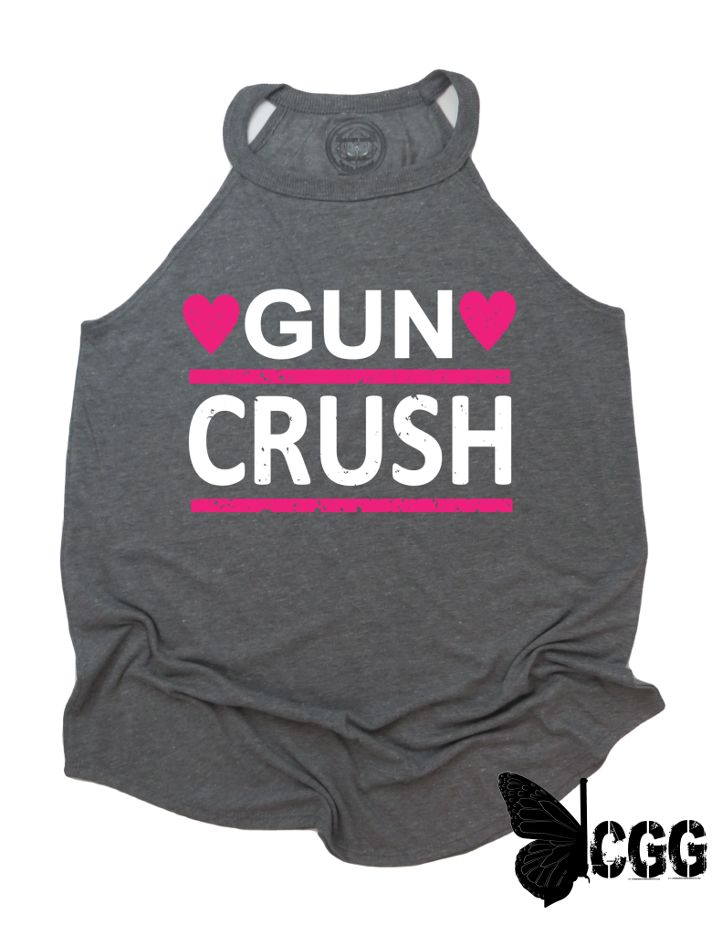 Crush Badass Tank Xs / Steel Gray Womens Cut Cgg Badass Tank