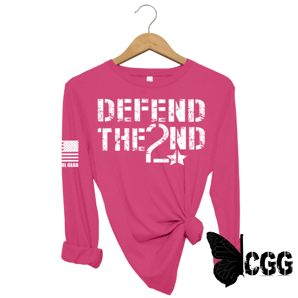 Defend The 2Nd Long Sleeve Berry / Xs