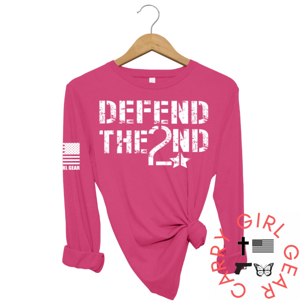 Defend The 2Nd Long Sleeve Berry / Xs