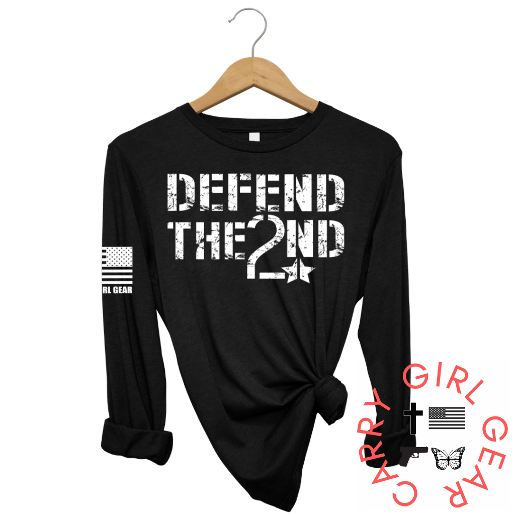 Defend The 2Nd Long Sleeve Black / Xs