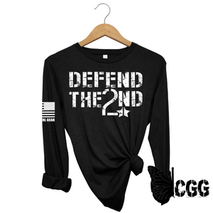 Defend The 2Nd Long Sleeve Black / Xs