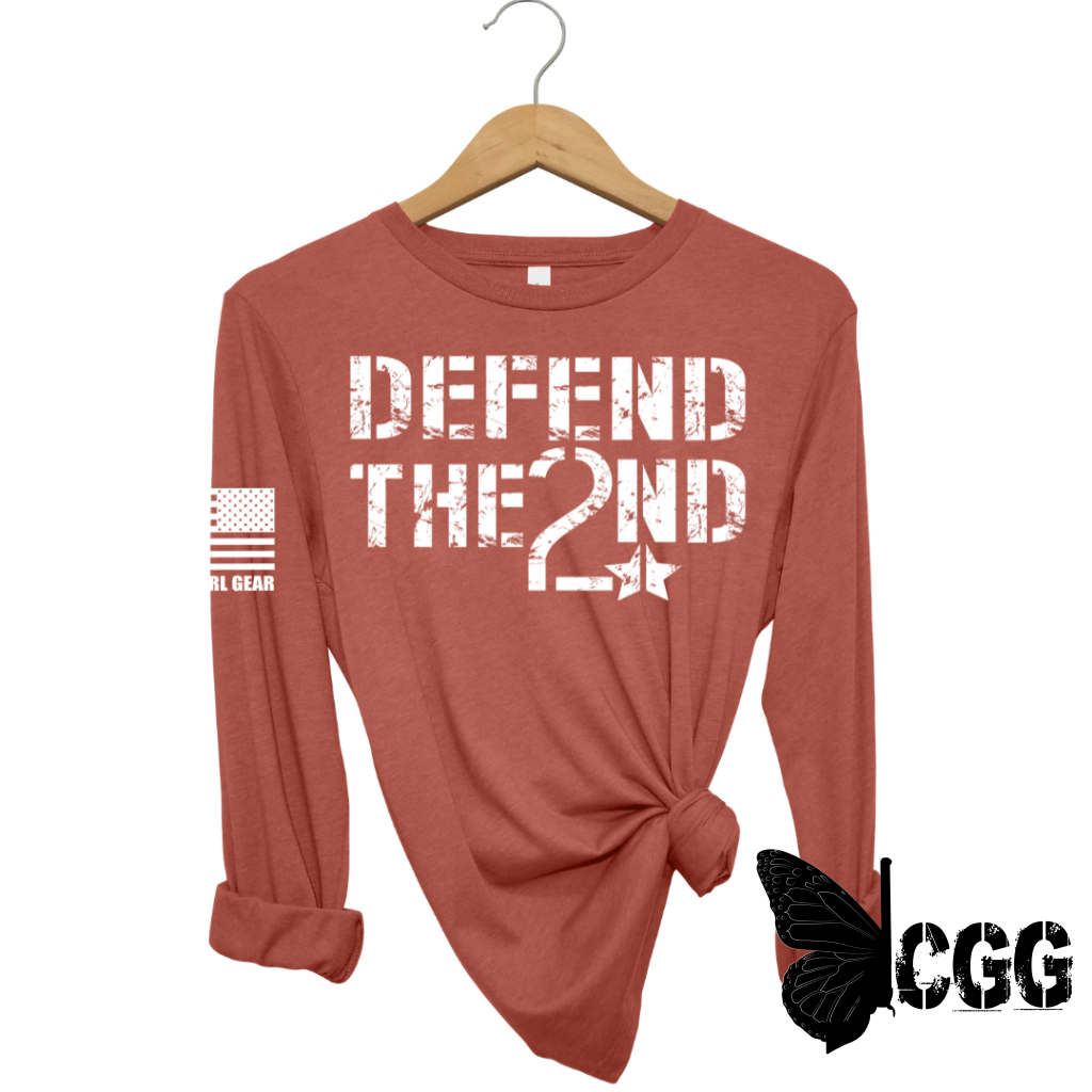 Defend The 2Nd Long Sleeve Berry / Xs