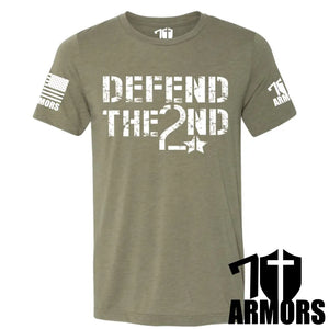 Defend The 2Nd T-Shirt Sm / Od Green T-Shirts