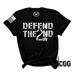 Defend The 2Nd Tee Xs / Black Unisex Cut Cgg Perfect Tee