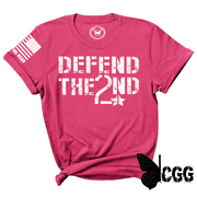 Defend The 2Nd Tee Xs / Fuchsia Unisex Cut Cgg Perfect Tee