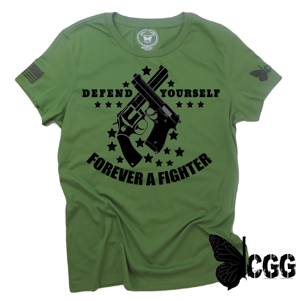 Defend Yourself**Dec 2022 Club Tee Xs / Olive Womens Cut