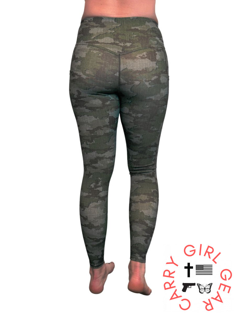 Defender Concealed Carry Leggings | TerraVerde™ Camo Leggings
