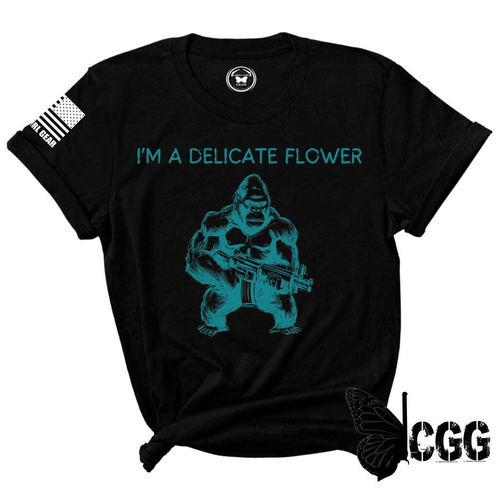 Delicate Flower Tee Xs / Orchid Unisex Cut Cgg Perfect