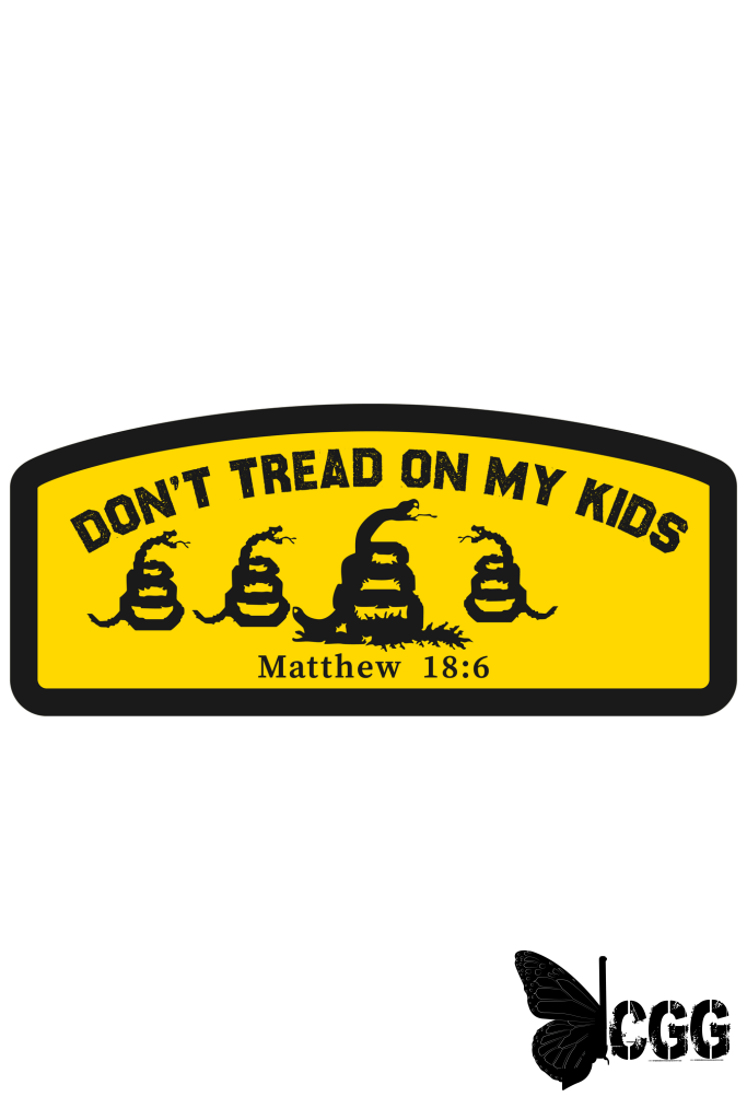 Don’t Tread On My Kids Sticker Decal