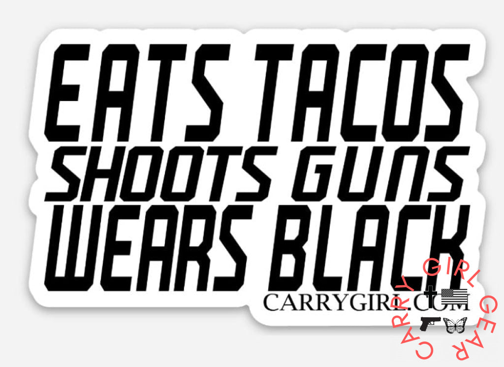 Eats Tacos Sticker