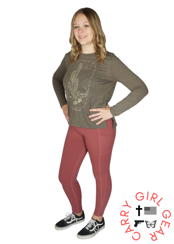 Eclipse Legging | Mauve Xs Leggings