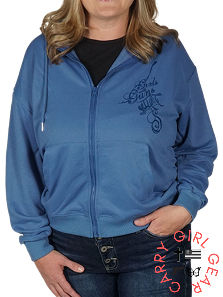 Elk Zip Up Hoodie Sweatshirt