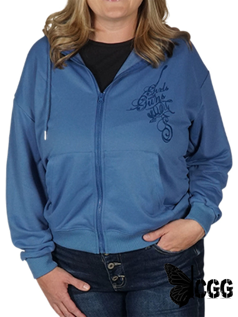 Elk Zip Up Hoodie Sweatshirt