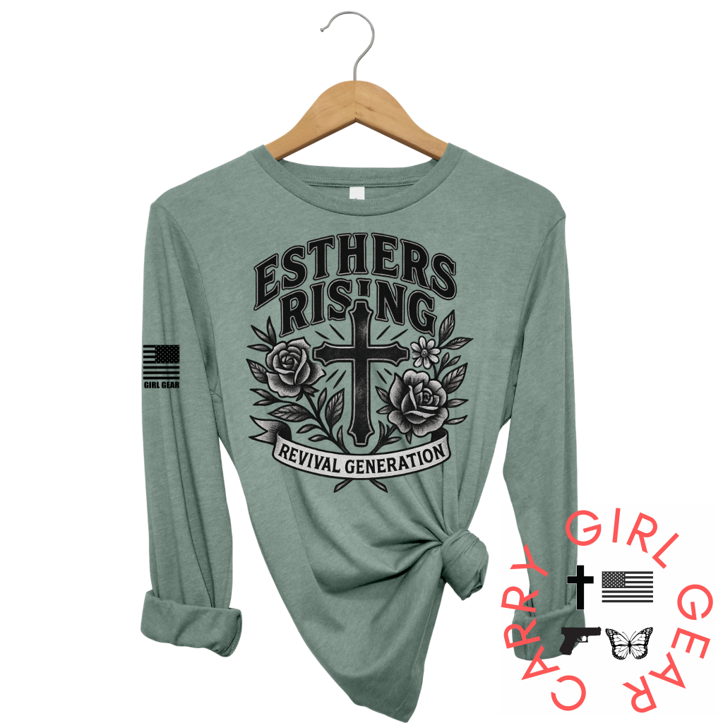 ESTHERS RISING LONG SLEEVE SAGE / XS