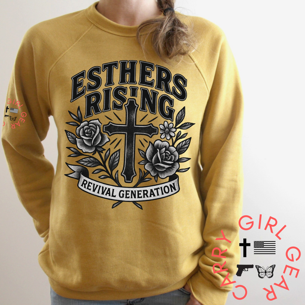 Esthers Rising SWEATSHIRT Mustard Seed / XS