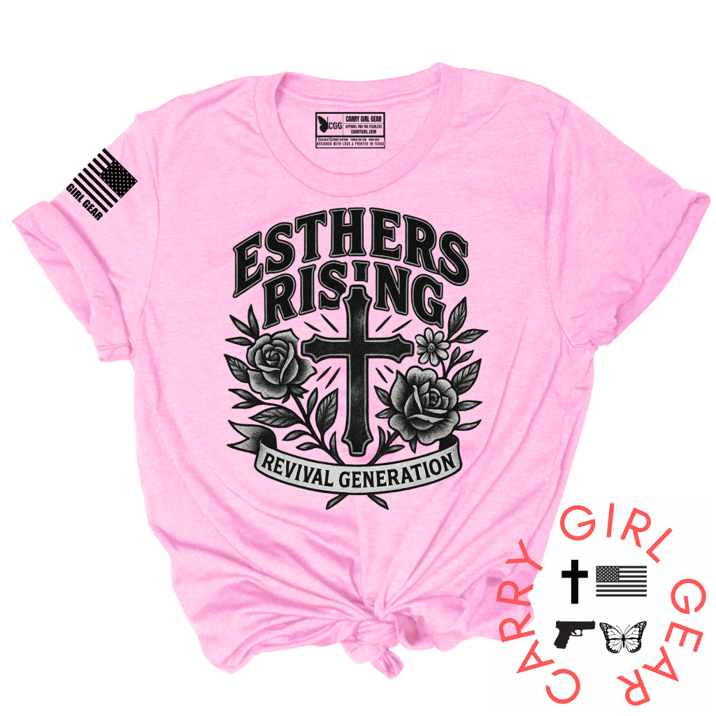 ESTHERS RISING TEE XS / PINK / UNISEX CUT CGG PERFECT TEE