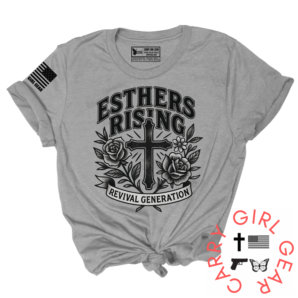 ESTHERS RISING TEE XS / STEEL / UNISEX CUT CGG PERFECT TEE