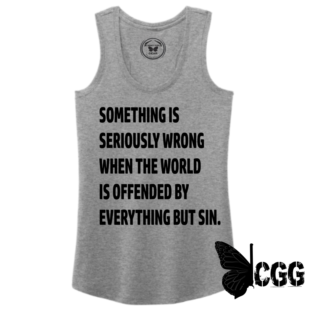 Everything But Sin Tank Top Xs / Gray Tank Top