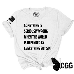 Everything But Sin Tee Xs / White Unisex Cut Cgg Perfect Tee