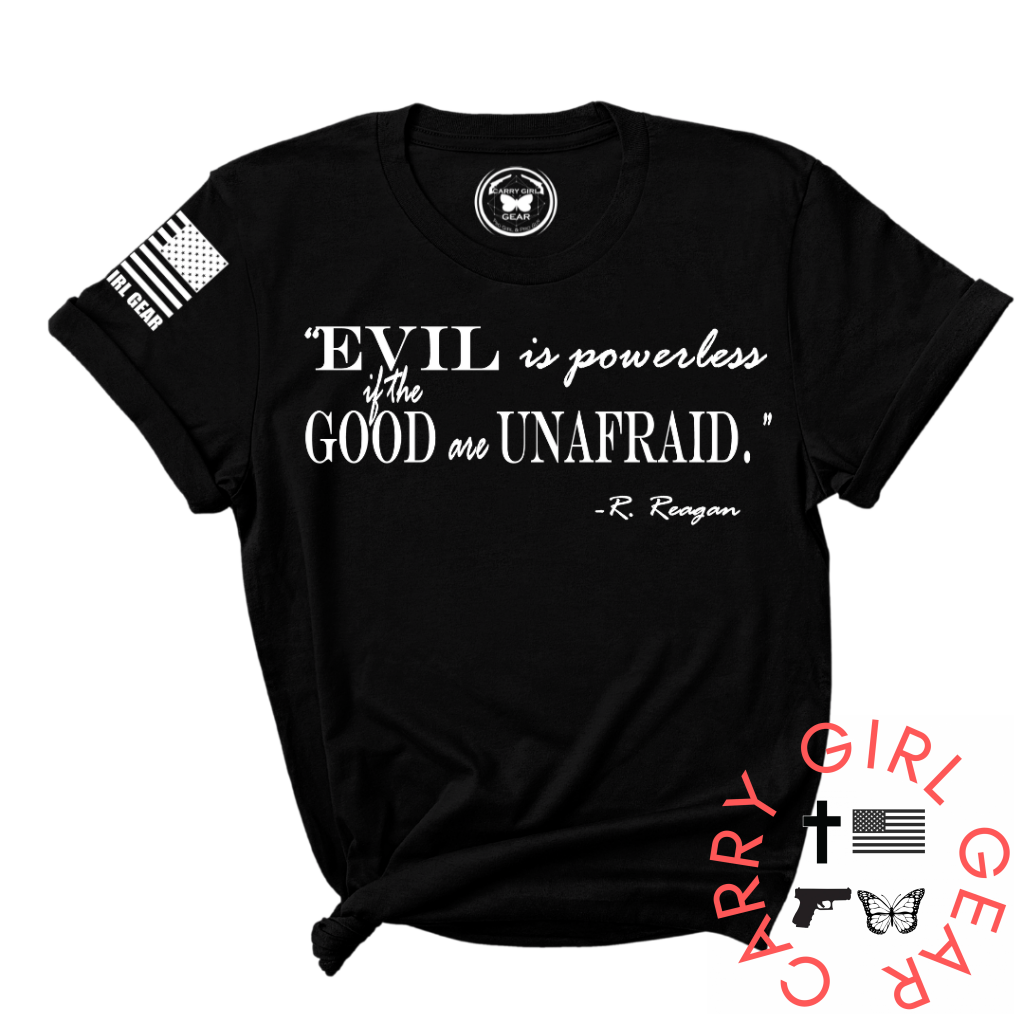Evil Is Powerless Tee Xs / Black Unisex Cut Cgg Perfect Tee