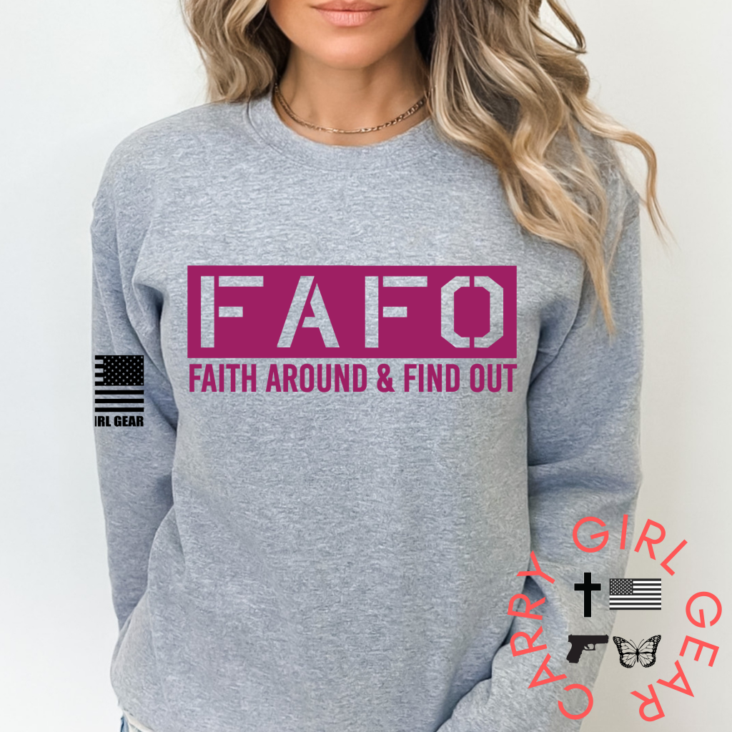 Faith Around Hoodie & Sweatshirt / Heather Gray Xs