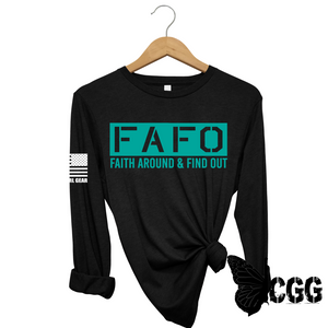 Faith Around Long Sleeve Black / Xs