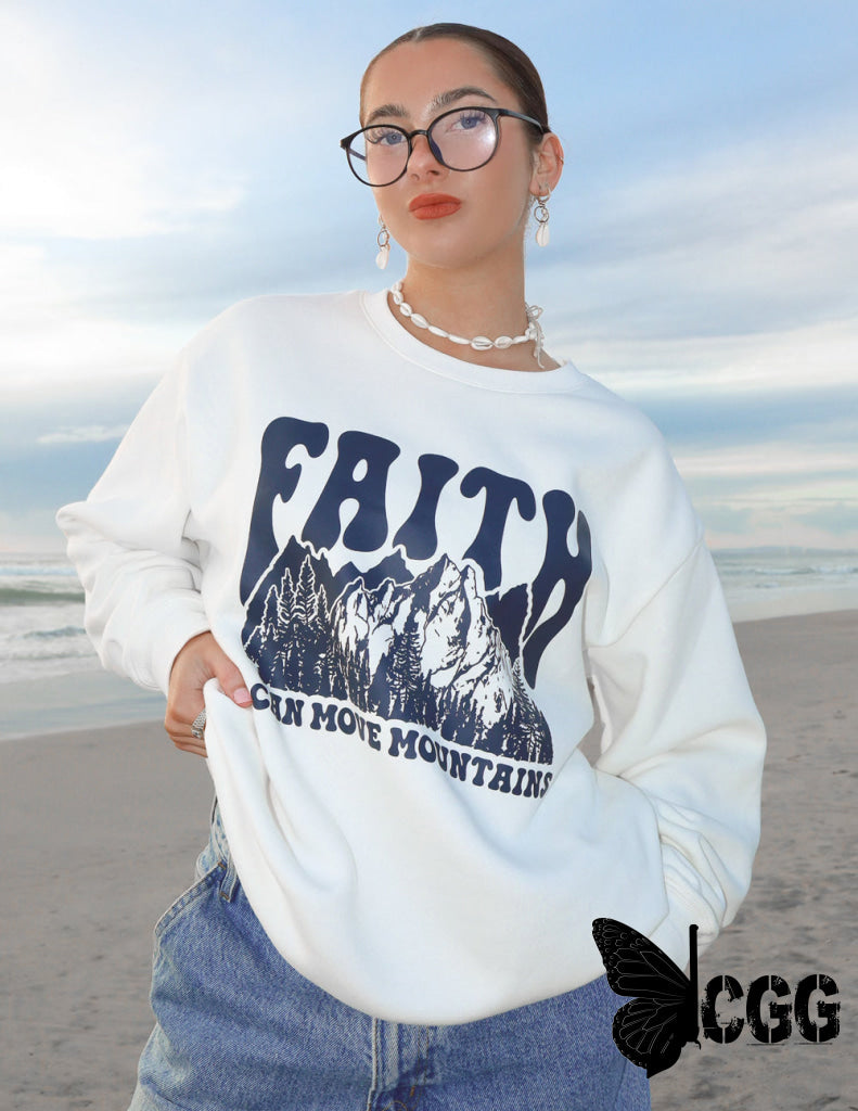 Faith Can Move Mountains Unisex Crewneck