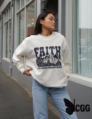 Faith Can Move Mountains Unisex Crewneck