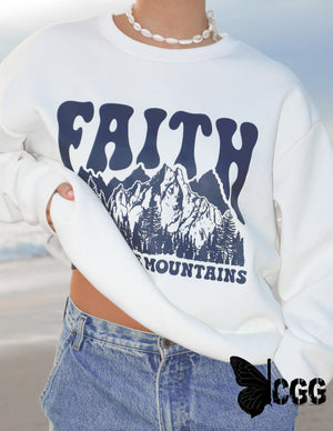 Faith Can Move Mountains Unisex Crewneck