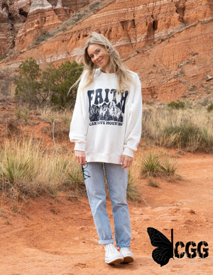 Faith Can Move Mountains Unisex Crewneck