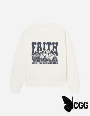 Faith Can Move Mountains Unisex Crewneck