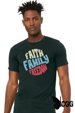 Faith Family Freedom Unisex Tee (Optional Colors) Shirt