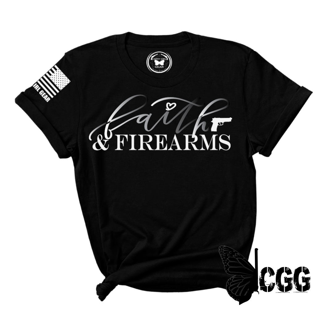 Faith & Fire Tee Xs / Black Unisex Cut Cgg Perfect Tee