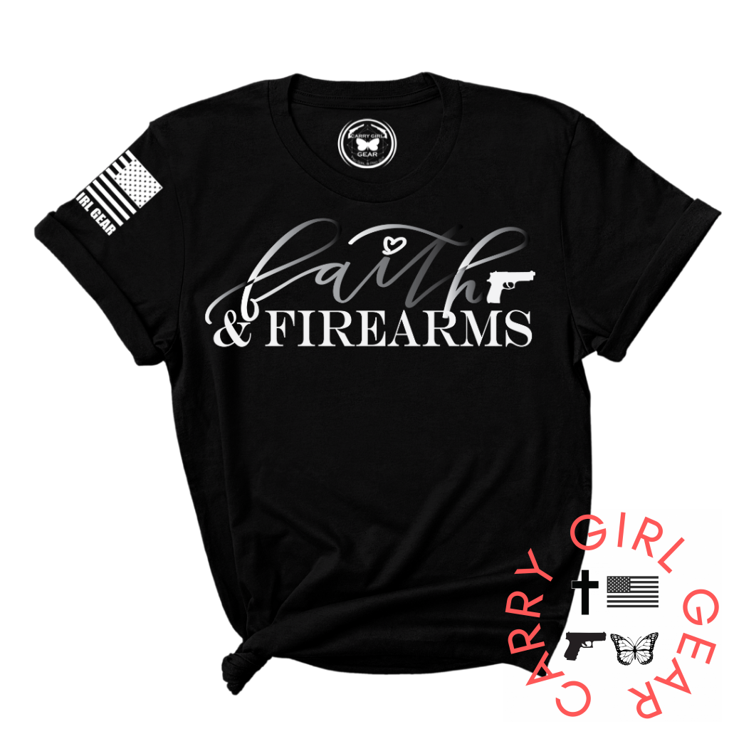 Faith & Fire Tee Xs / Black Unisex Cut Cgg Perfect Tee