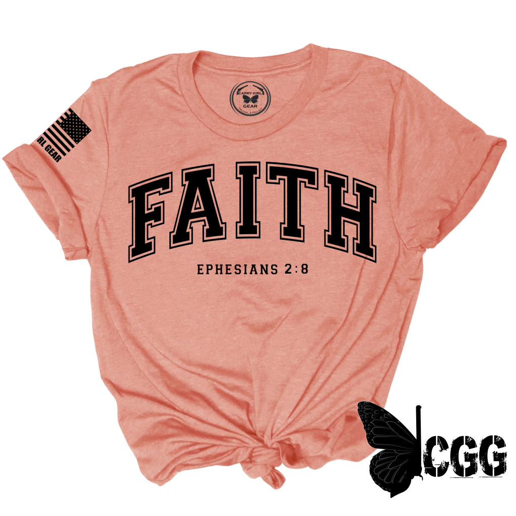 Faith Tee Xs / Sunset Unisex Cut Cgg Perfect Tee