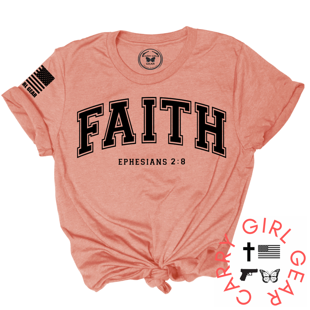 Faith Tee Xs / Sunset Unisex Cut Cgg Perfect Tee