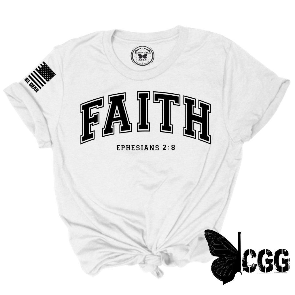 Faith Tee Xs / White Unisex Cut Cgg Perfect Tee