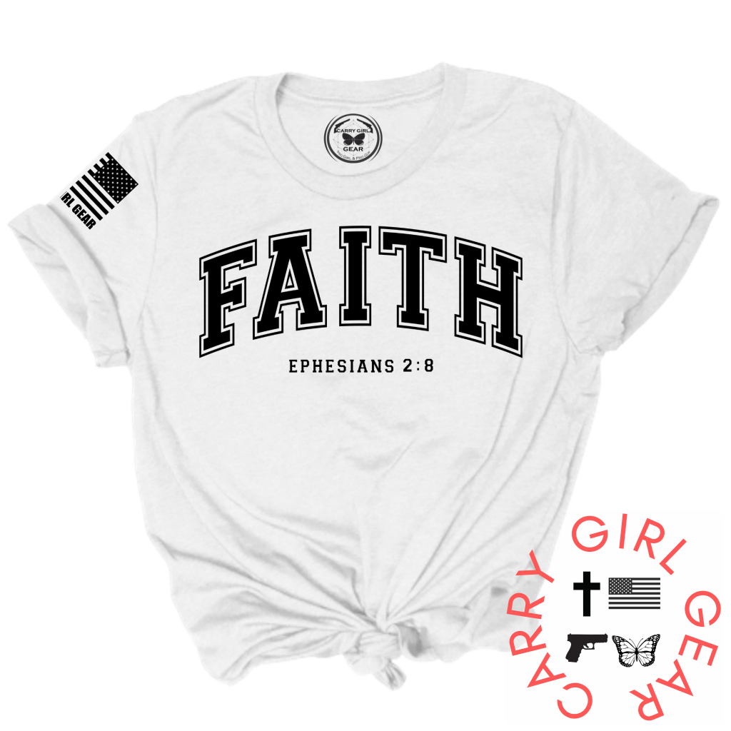Faith Tee Xs / White Unisex Cut Cgg Perfect Tee