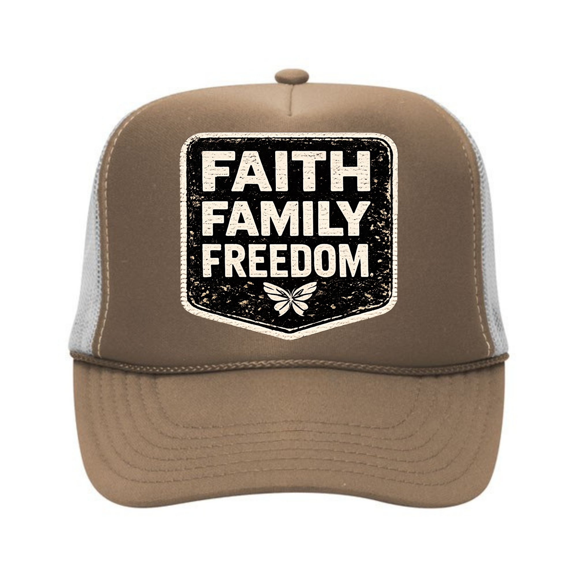 Faith • Family • Freedom Trucker Hat