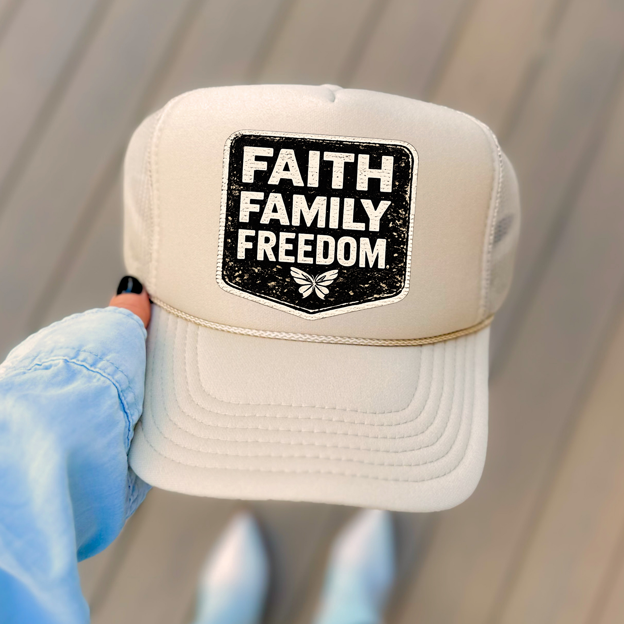 Faith • Family • Freedom Trucker Hat