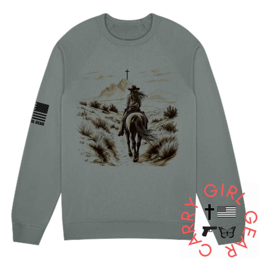 FAITHFUL RIDER SWEATSHIRT STORM / XS