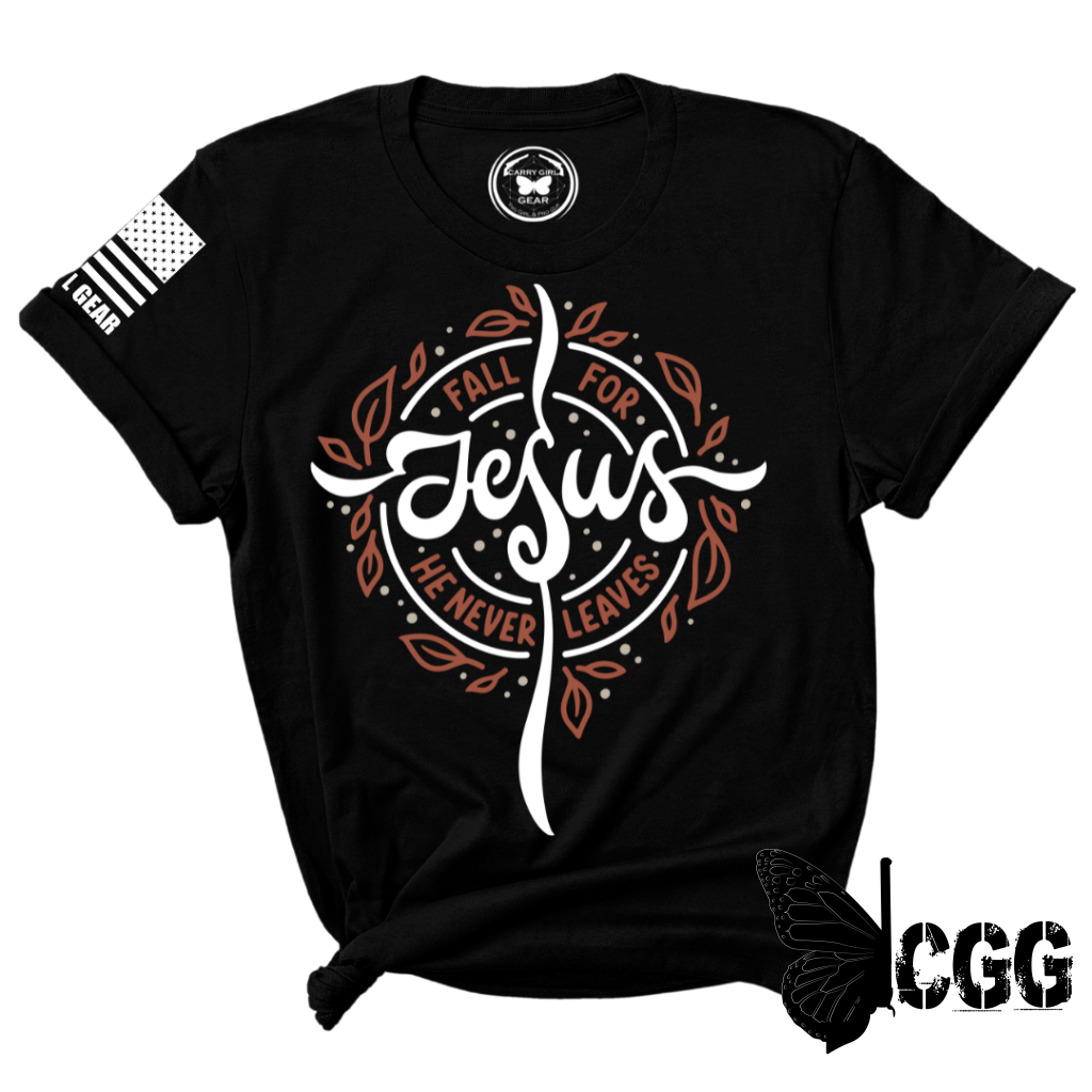 Fall For Jesus Tee Xs / White Unisex Cut Cgg Perfect