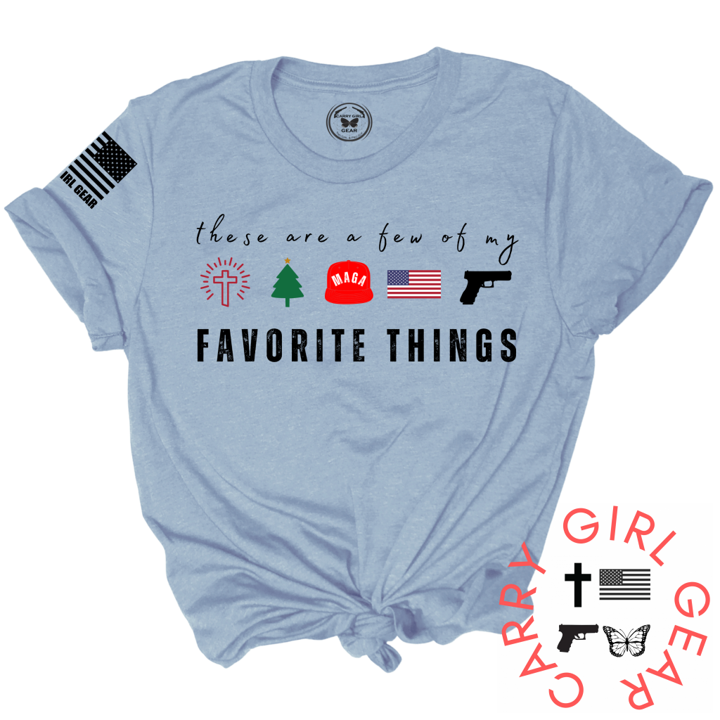 Favorite Things Tee Xs / Blue Unisex Cut Cgg Perfect Tee
